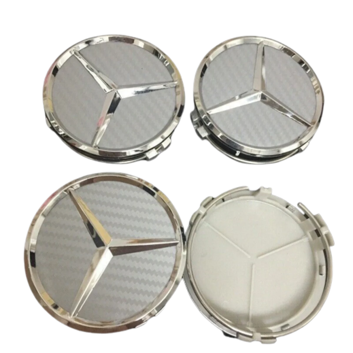 Τάπες Κέντρου Ζάντας Mercedes Benz με Εσωτερική Διάμετρο 75mm 4τμχ