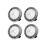 Τάπες Κέντρου Ζάντας Mercedes Benz με Εσωτερική Διάμετρο 75mm 4τμχ