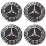 Τάπες Κέντρου Ζάντας Mercedes Benz με Εσωτερική Διάμετρο 75mm 4τμχ