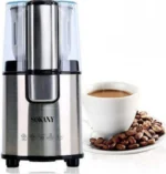 Ηλεκτρικός Μύλος Καφέ 300W με Χωρητικότητα 50gr RAF R.7113 - Ασημί