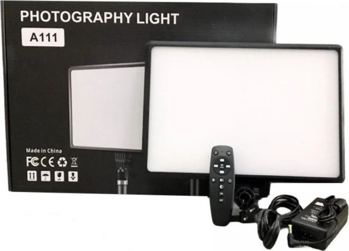Επαγγελματικό Φωτογραφικό Φωτιστικό Σταντ A111 Led Photography Light 12W 3200-6000K