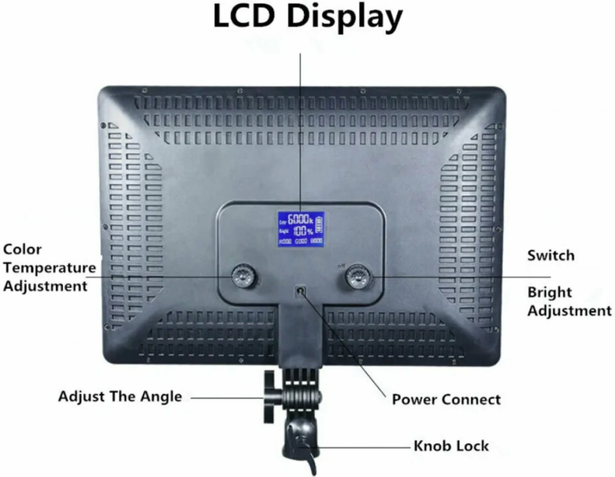 Επαγγελματικό Φωτογραφικό Φωτιστικό Σταντ A111 Led Photography Light 12W 3200-6000K