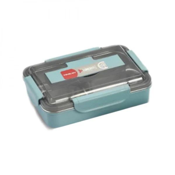 Ισοθερμικό Inox Δοχείο Φαγητού 3 Θέσεων 25.5x18.2x7.2cm