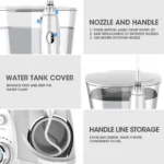 Waterpulse Ολοκληρωμένο Οδοντιατρικό Σύστημα Καθαρισμού Δοντιών V600 - Pressure Floss and Massage - 700 mL