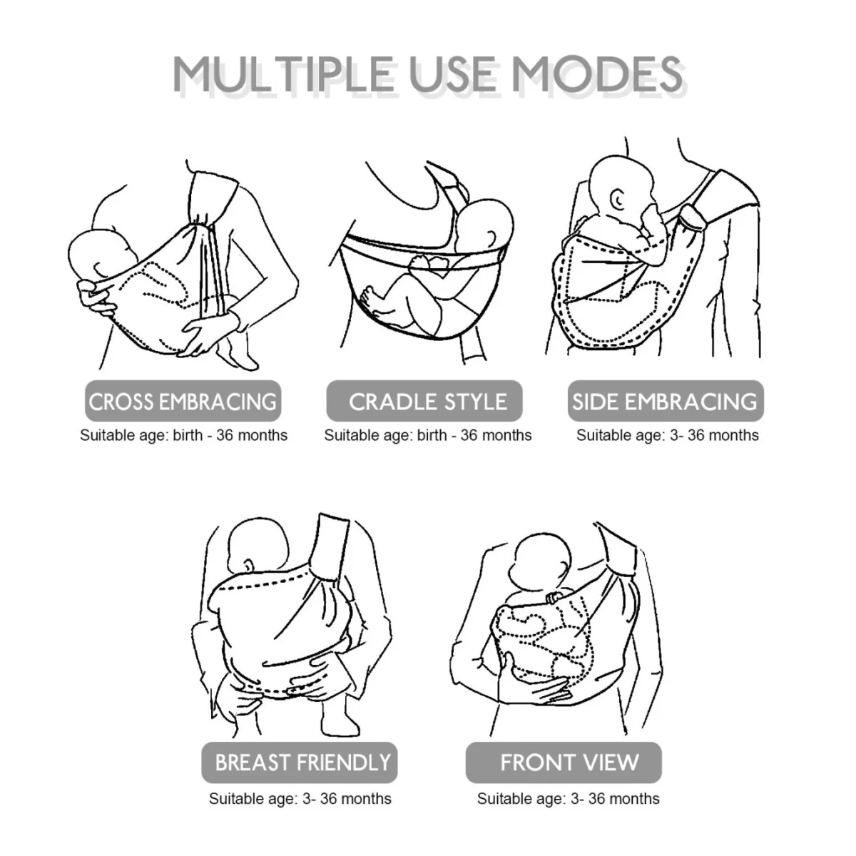 Μάρσιπος Μωρού Baby Sling