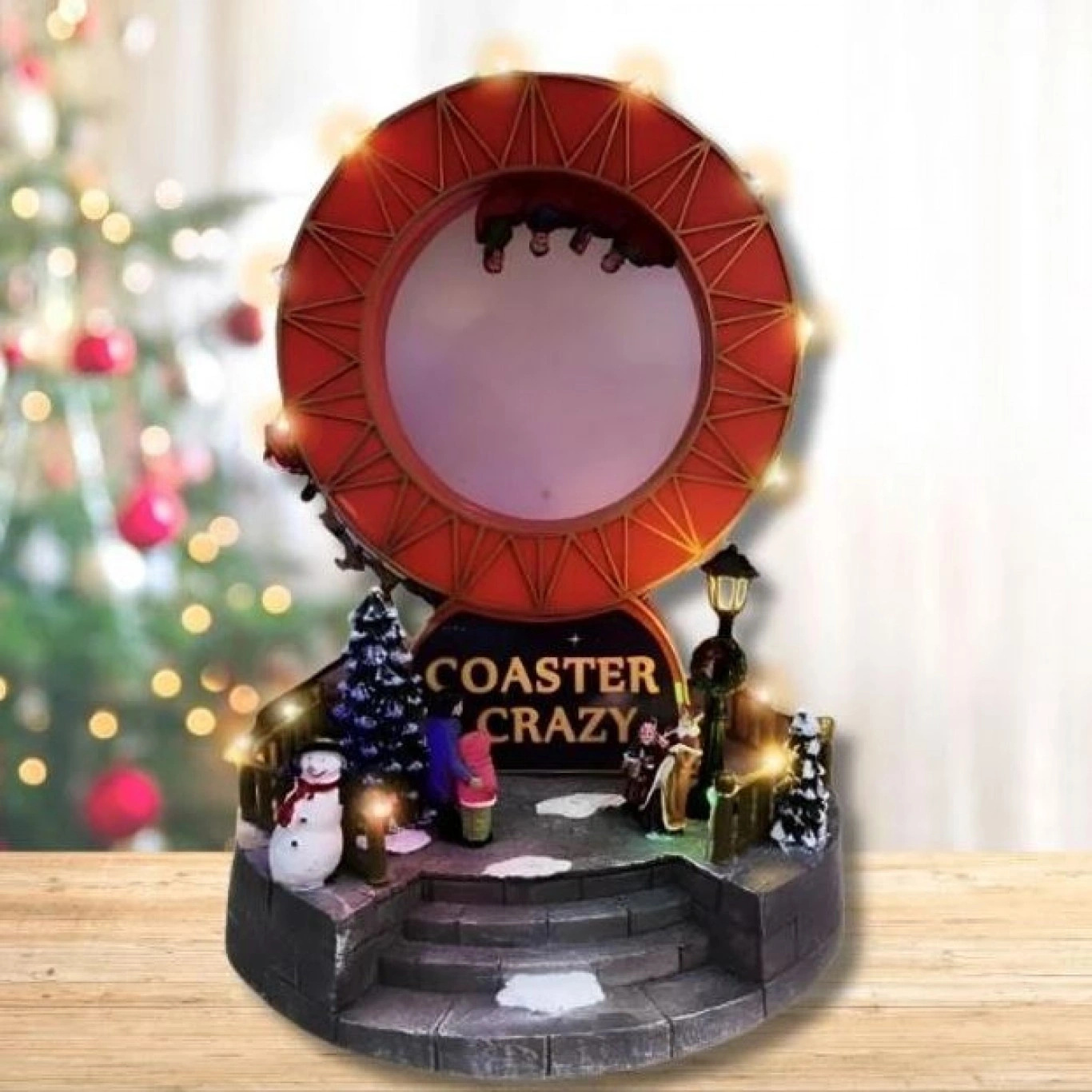 Χριστουγεννιάτικο Διακοσμητικό Φωτιζόμενο Χωριό Μπαταρίας με Μουσική - Τρένο & Κίνηση KD77 Χριστουγεννιάτικο Διακοσμητικό Φωτιζόμενο Χωριό Μπαταρίας με Μουσική - Τρένο & Κίνηση KD77