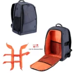 Αδιάβροχο Επαγγελματικό Σακίδιο με Μαλακό Εσωτερικό Προστασίας Φωτογραφικής Μηχανής & Λάπτοπ - Σακίδιο Πλάτης Puluz - Μαύρο