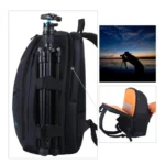 Αδιάβροχο Επαγγελματικό Σακίδιο με Μαλακό Εσωτερικό Προστασίας Φωτογραφικής Μηχανής & Λάπτοπ - Σακίδιο Πλάτης Puluz - Μαύρο