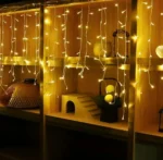 320 LED Λαμπάκια Χριστουγεννιάτικη Κουρτίνα 3.20m RGB Πολύχρωμος Φωτισμός - Digital Light Series