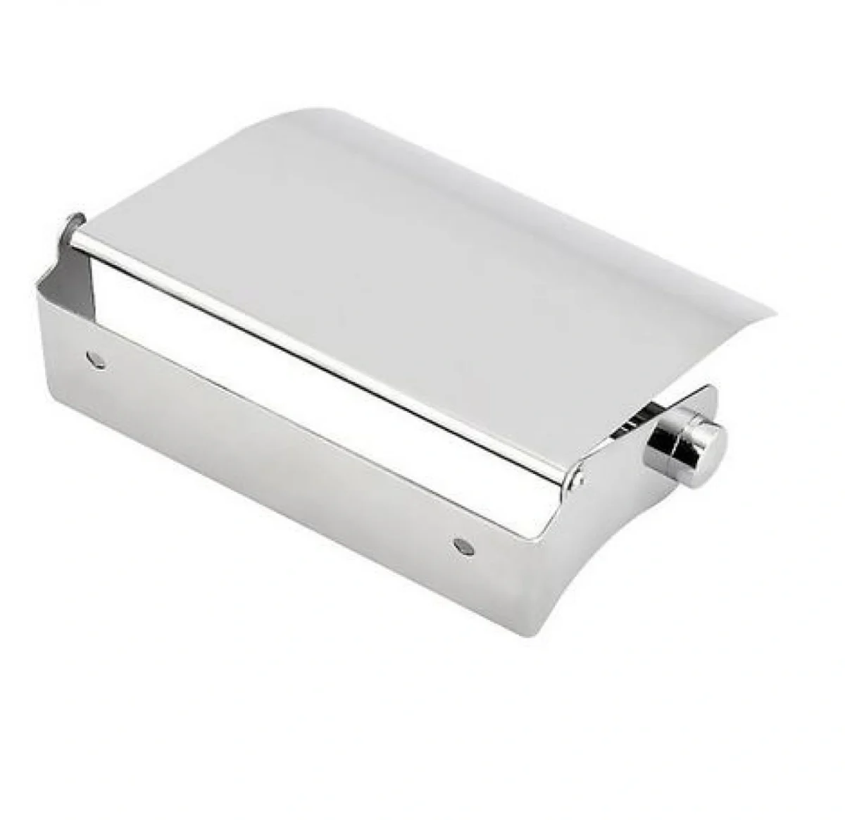 Μεταλική Βάση Τουαλέτας με Καπάκι για Χαρτί Υγείας