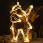 Φιγούρα Αγιος Βασίλης Μπαταρίας με Βεντούζα και 10 LED 23x13x1cm