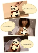 Επιτραπέζιο Παιδικό Φωτιστικό - Πορτατίφ - Φωτάκι Νυκτός Panda 13.6x10.6x7cm