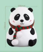 Επιτραπέζιο Παιδικό Φωτιστικό - Πορτατίφ - Φωτάκι Νυκτός Panda 13.6x10.6x7cm