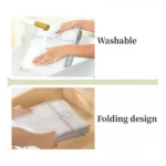 Πλαστική Κρεμαστή Θήκη Αποθήκευσης Ρούχων 50 x 25 x 22 εκ.