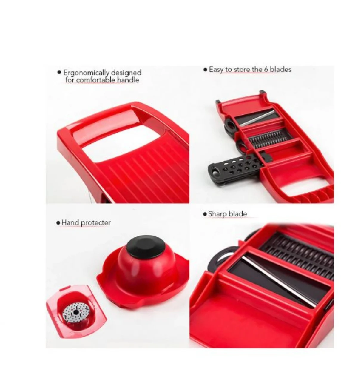 Σετ Πολυκόφτης Φρούτων & Λαχανικών με 8 Επιφάνειες Κοπής - Vegetable Chopper