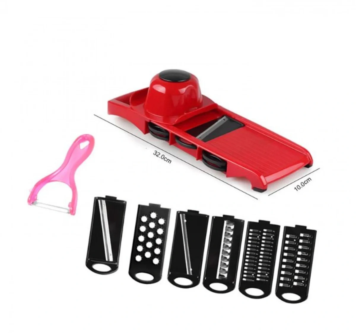 Σετ Πολυκόφτης Φρούτων & Λαχανικών με 8 Επιφάνειες Κοπής - Vegetable Chopper