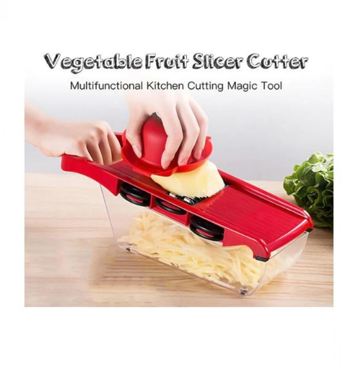 Σετ Πολυκόφτης Φρούτων & Λαχανικών με 8 Επιφάνειες Κοπής - Vegetable Chopper