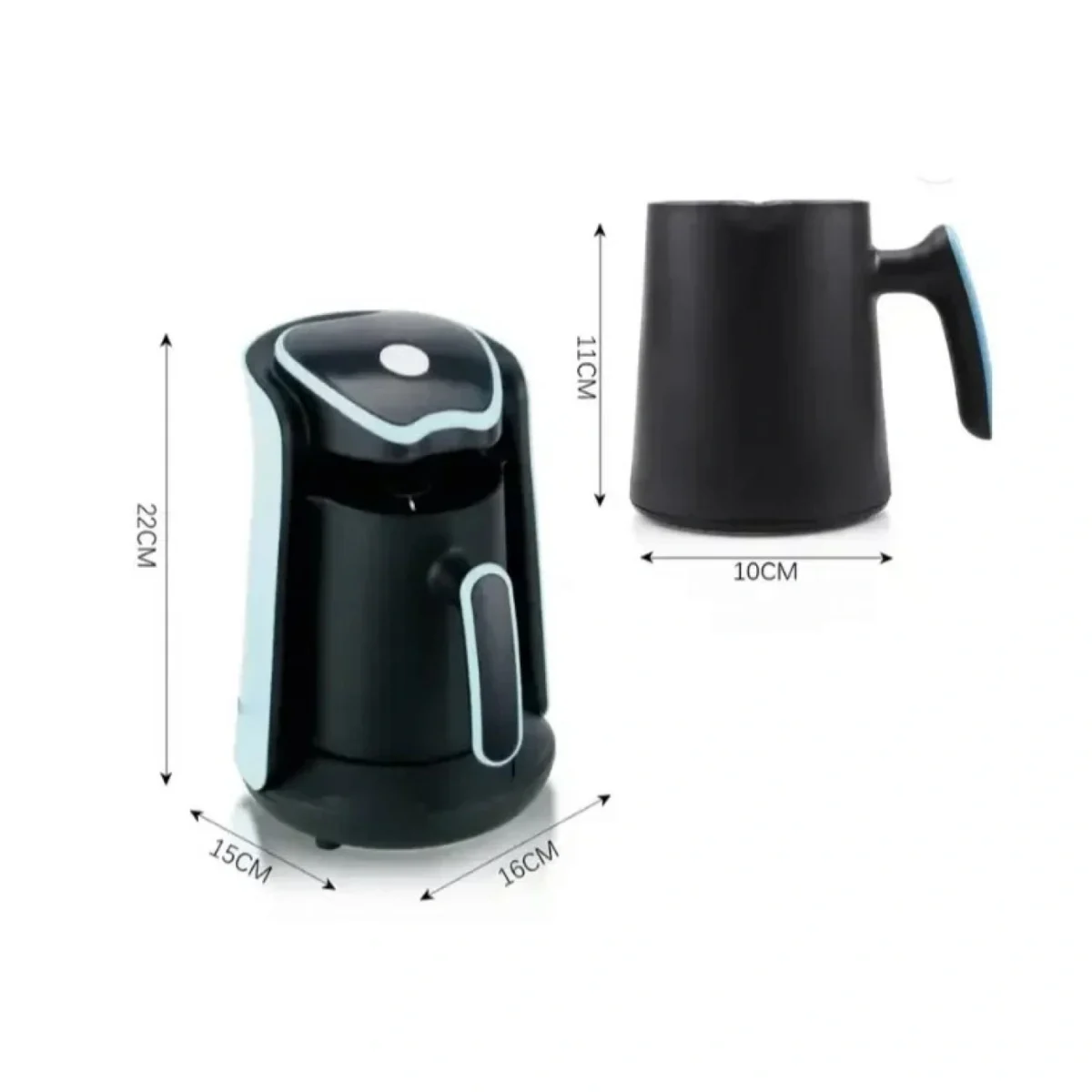 Καφετιέρα Ελληνικού για 4 Φλυτζάνια RAF 600W R.102S