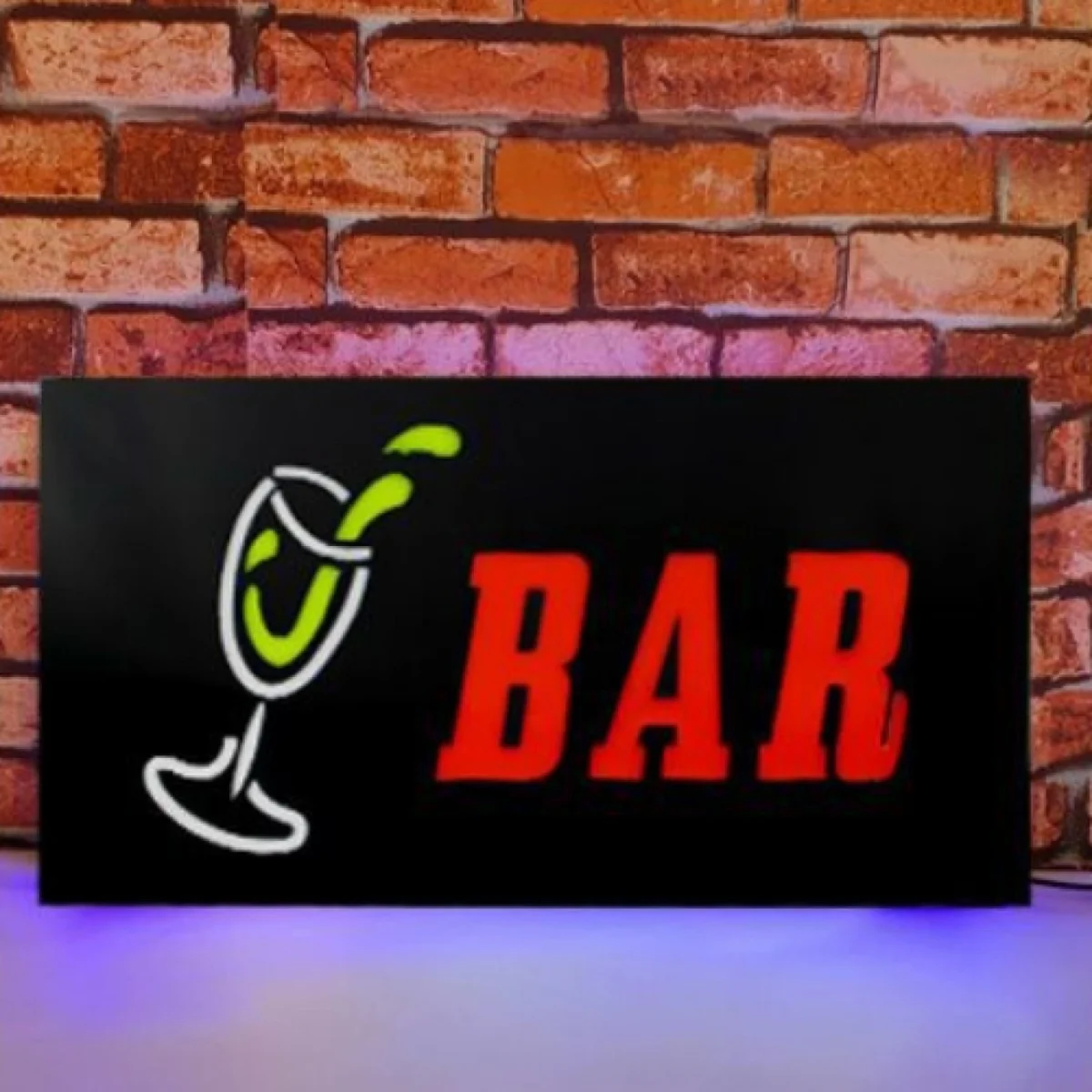 Led Φωτιζόμενη Διαφημιστική Πινακίδα "Wi-Fi" 43X23εκ