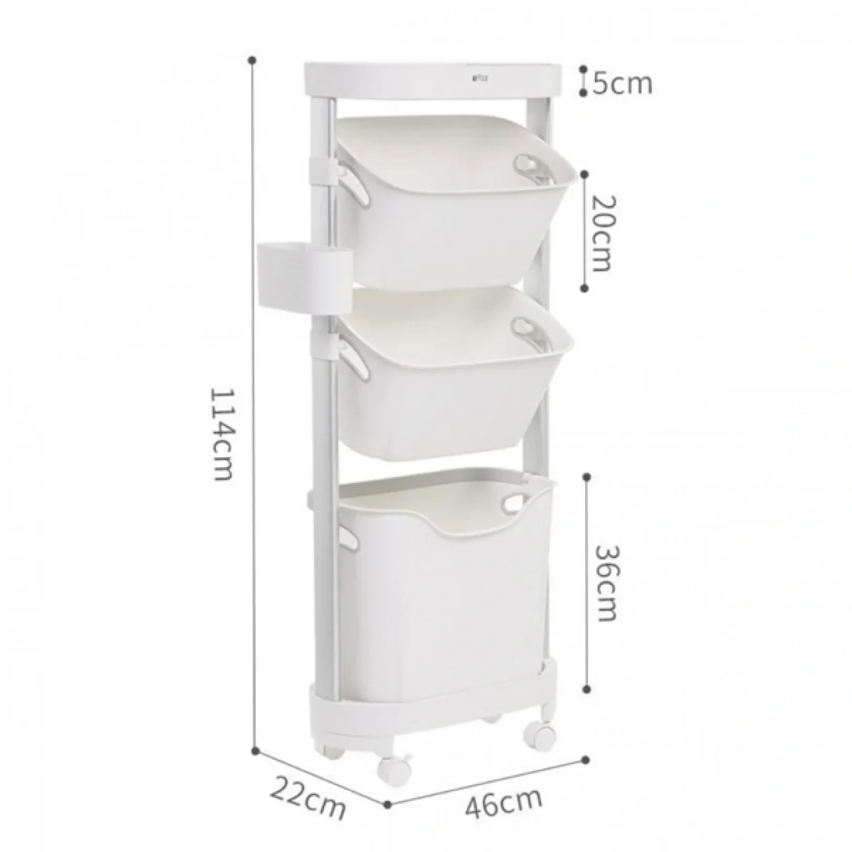 Σύστημα Αποθήκευσης Πολλαπλών Επιπέδων με Ανακλινόμενα Καλάθια