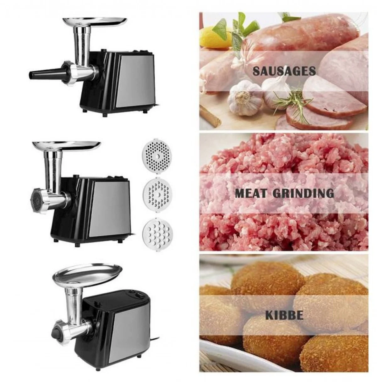 Ηλεκτρική Μηχανή Παραγωγής Κιμά - Κρεατομηχανή 2500W - SK-092 Meat Grinder