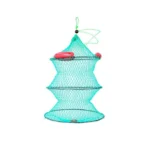 Παγίδα για Ψάρια Κιούρτος100X50cm Στρογγυλή Πτυσσόμενη για Ψάρια, Καραβίδες, Καβούρια