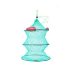 Παγίδα για Ψάρια Κιούρτος 50X45cm Στρογγυλή Πτυσσόμενη για Ψάρια, Καραβίδες, Καβούρια