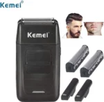 Επαναφορτιζόμενη Ξυριστική Μηχανή Kemei KM-1102H Γκράφιτι
