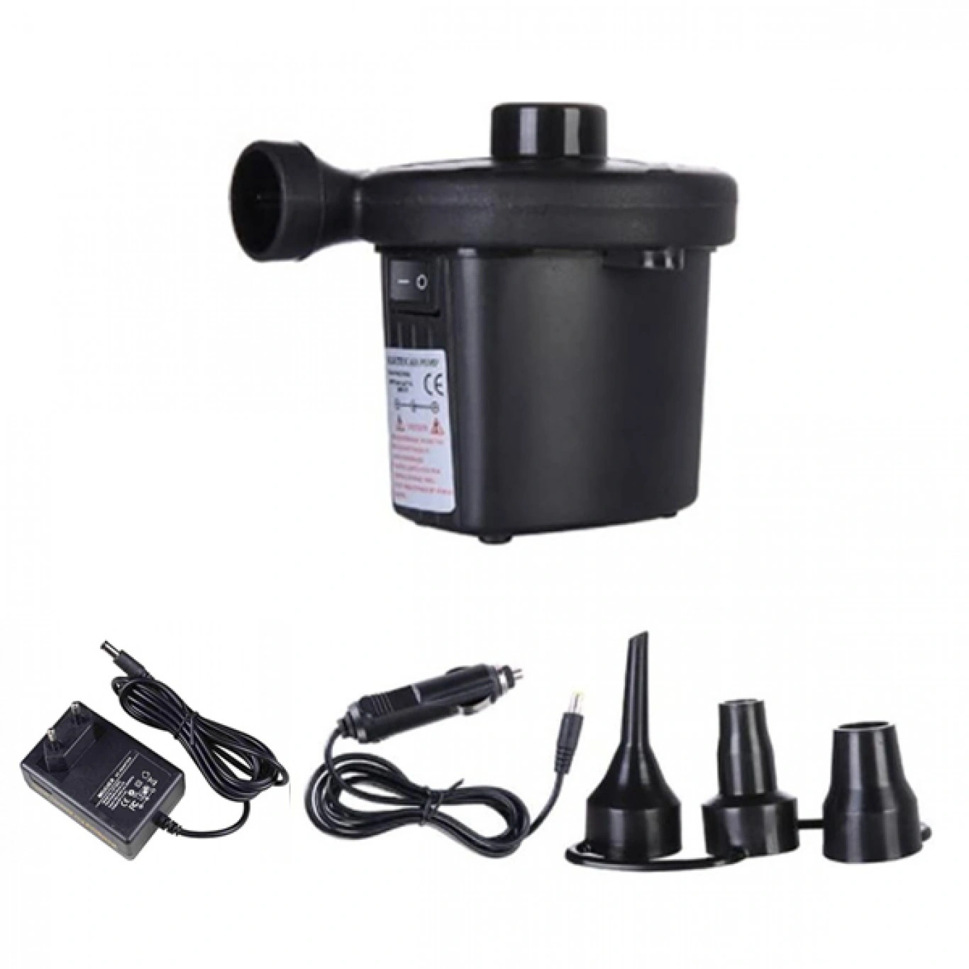 Ηλεκτρική Τρόμπα Αέρος 12V με 3 Ακροφύσια Ηλεκτρική Τρόμπα Αέρος 12V με 3 Ακροφύσια