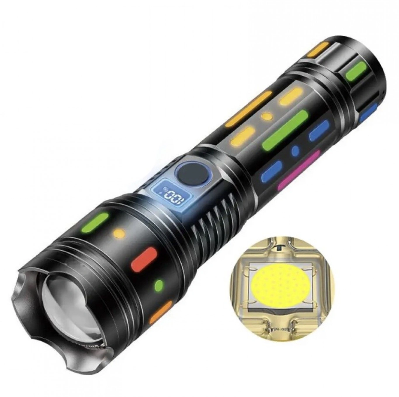 Φακός LED Αλουμινίου Με Aπορροφητικό Φιλμ Φθορισμού και Powerbank X-Balog BL-G85 Φακός LED Αλουμινίου Με Aπορροφητικό Φιλμ Φθορισμού και Powerbank X-Balog BL-G85