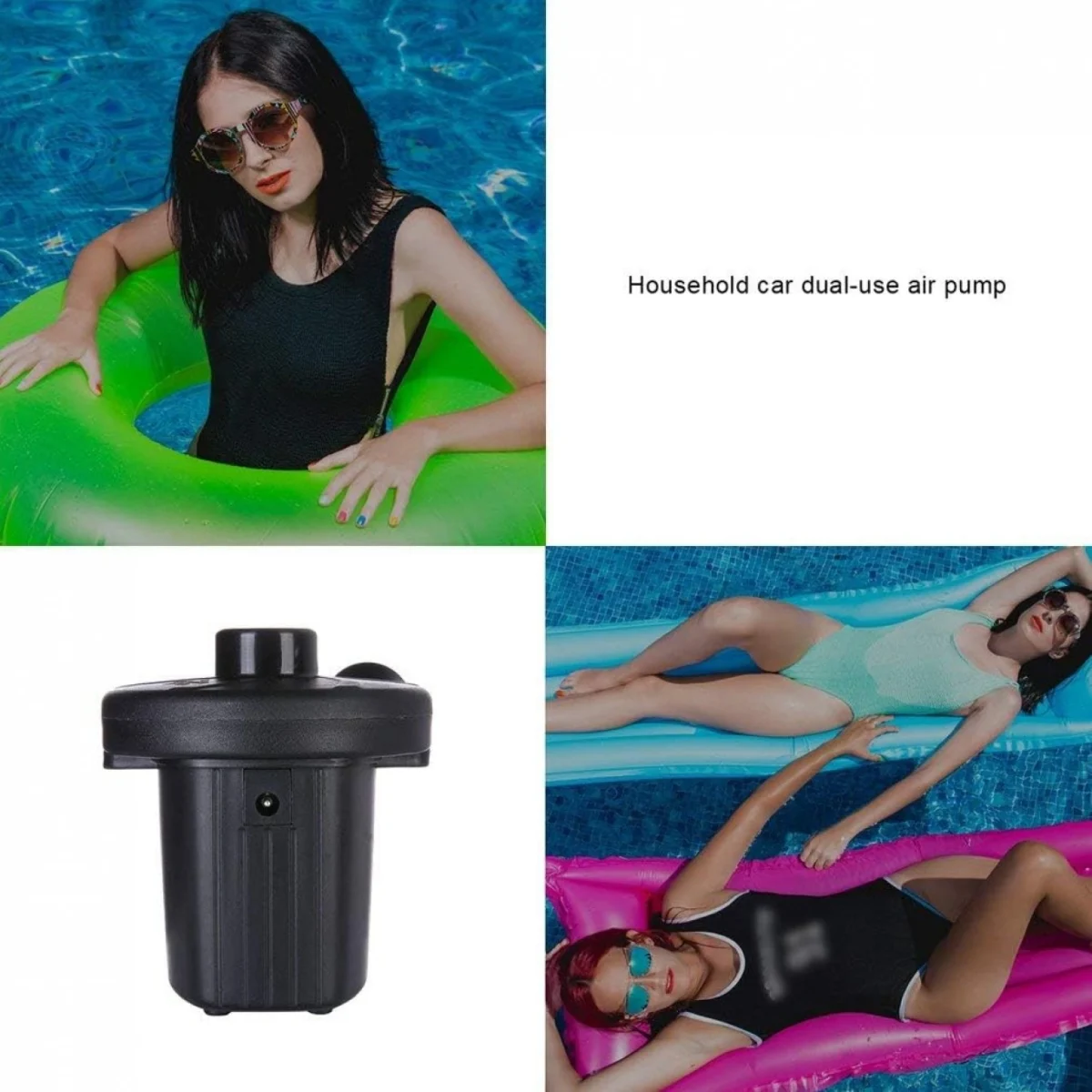 Ηλεκτρική Τρόμπα Αέρος 12V με 3 Ακροφύσια