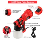 Ηλεκτρικό Πιστόλι Βαφής – Spray Gun CX31