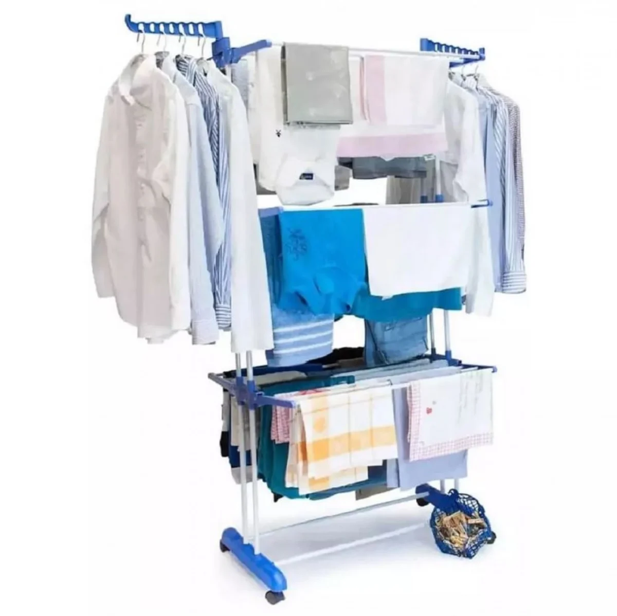 Μεταλλική Πτυσσόμενη Απλώστρα Δαπέδου 152x72x56cm