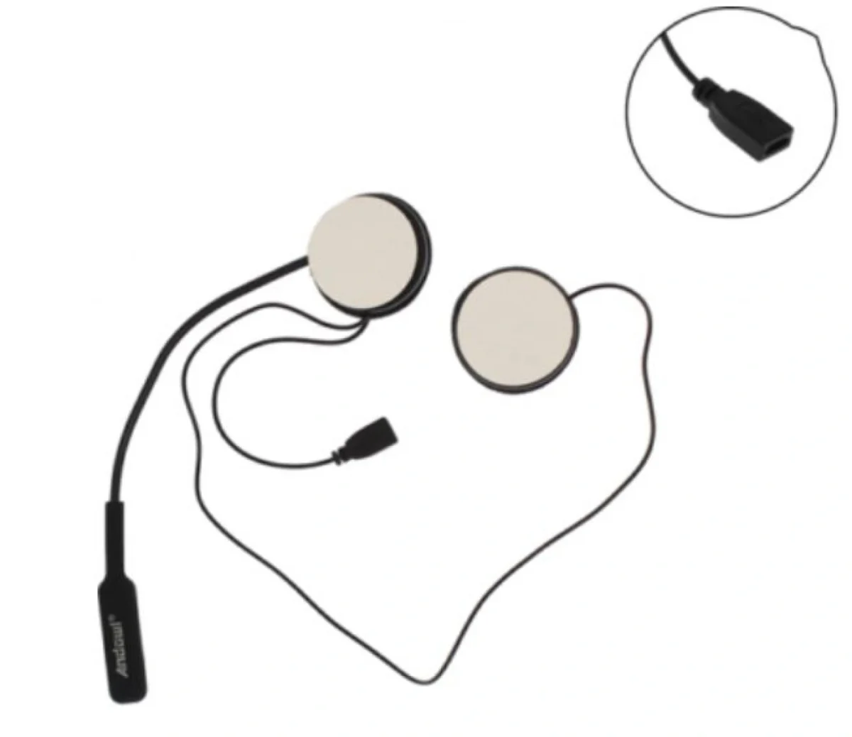 Σετ Bluetooth Ακουστικά με Μικρόφωνο Ενδοεπικοινωνίας για Κράνος Μηχανής Q-L027