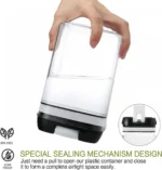 Σετ 7 Τεμαχίων Αεροστεγή Διάφανα Πλαστικά Δοχεία για Τρόφιμα