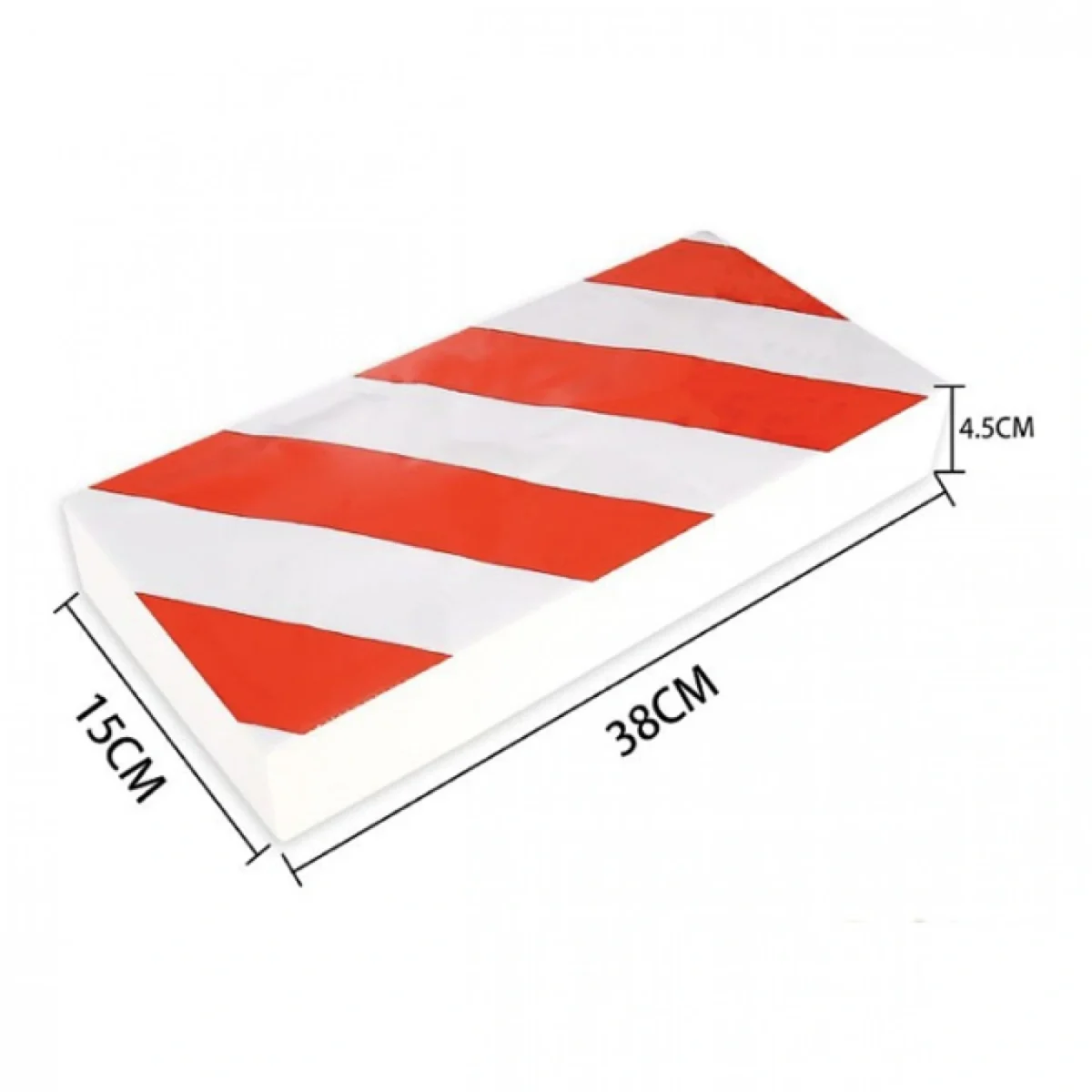 Προστατευτικό Αυτοκόλλητο Σήμανσης Τοίχου για Προστασία Οχημάτων από Χτυπήματα - 28x15x4.5cm