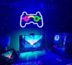 Διακοσμητικό NEON Φωτιστικό Χειριστήριο Παιχνιδομηχανής - Decoration Lamp Gamepad 17x25 cm