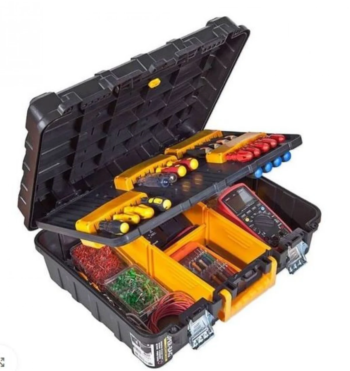 Βαλίτσα Εργαλειοθήκη με Μεταλλικά Κουμπώματα και Θήκες Super-Bag 19″ 48×39.8×18εκ