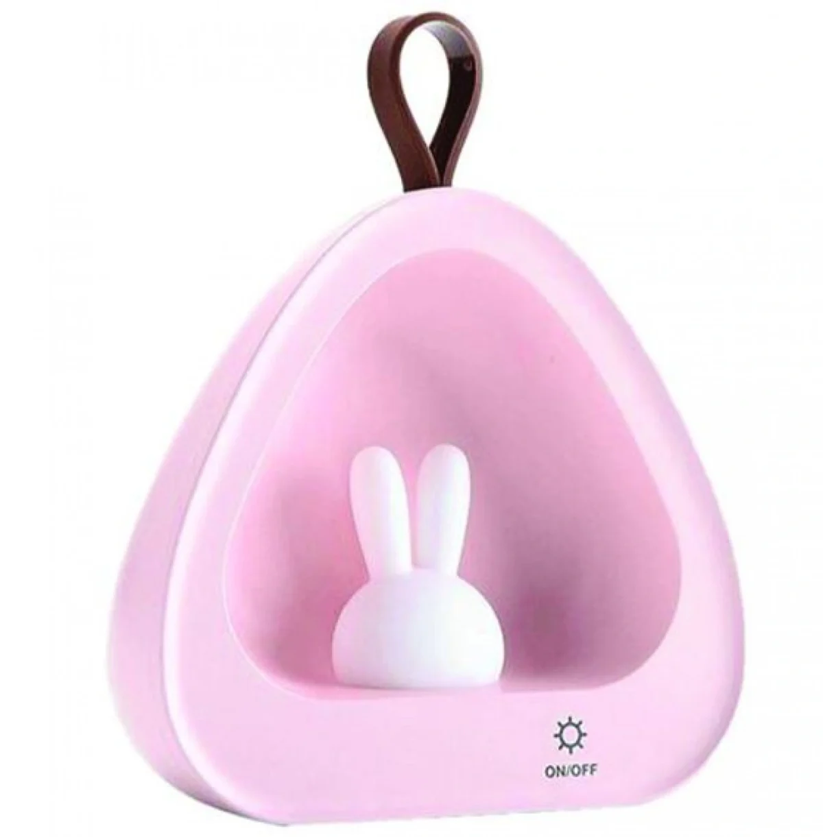 LED Παιδικό Επαναφορτιζόμενο USB Φωτάκι Νυκτός - Λαγουδάκι με Ρυθμιζόμενες Λειτουργίες Φωτισμού