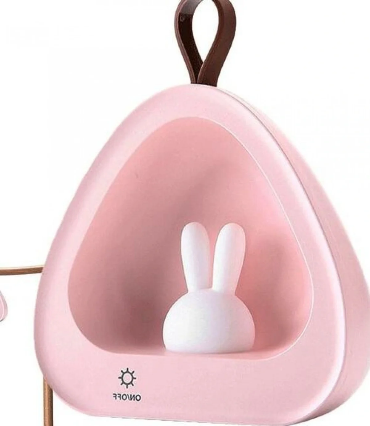 LED Παιδικό Επαναφορτιζόμενο USB Φωτάκι Νυκτός - Λαγουδάκι με Ρυθμιζόμενες Λειτουργίες Φωτισμού