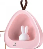 LED Παιδικό Επαναφορτιζόμενο USB Φωτάκι Νυκτός - Λαγουδάκι με Ρυθμιζόμενες Λειτουργίες Φωτισμού