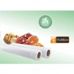 Σαγρέ Σακούλες για Συσκευές Vacuum 3mx17cm 2 Ρολά Hoomei HM-6132