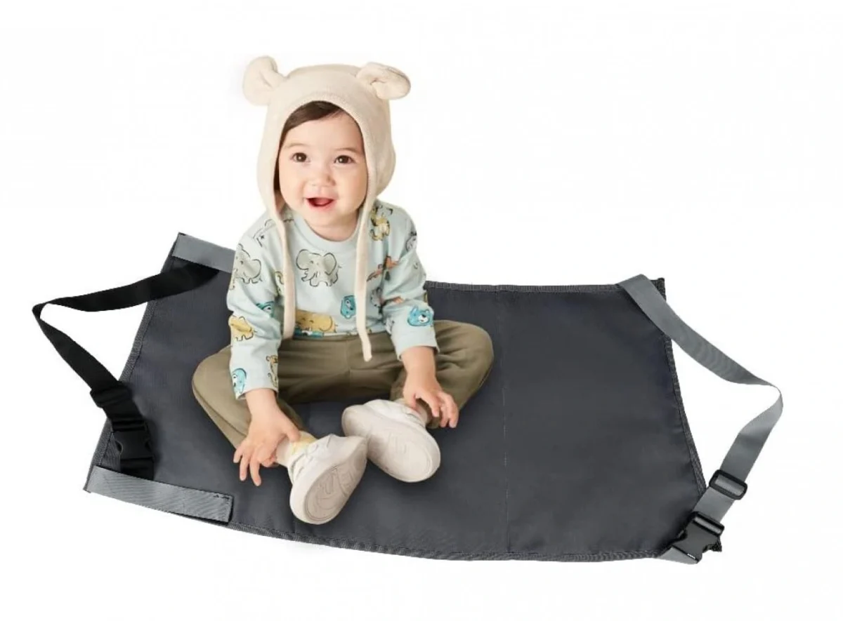 Αδιάβροχη Υφασμάτινη Αιώρα Επέκτασης Καθίσματος Αυτοκινήτου και Αεροπλάνου 75x42εκ