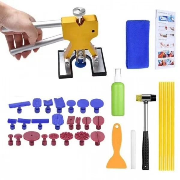 Πλήρες Σετ 32 Τεμαχίων Επισκευής για Βαθουλώματα - Λακούβες Αυτοκινήτου - DIY Dent & Ding Repair Kit