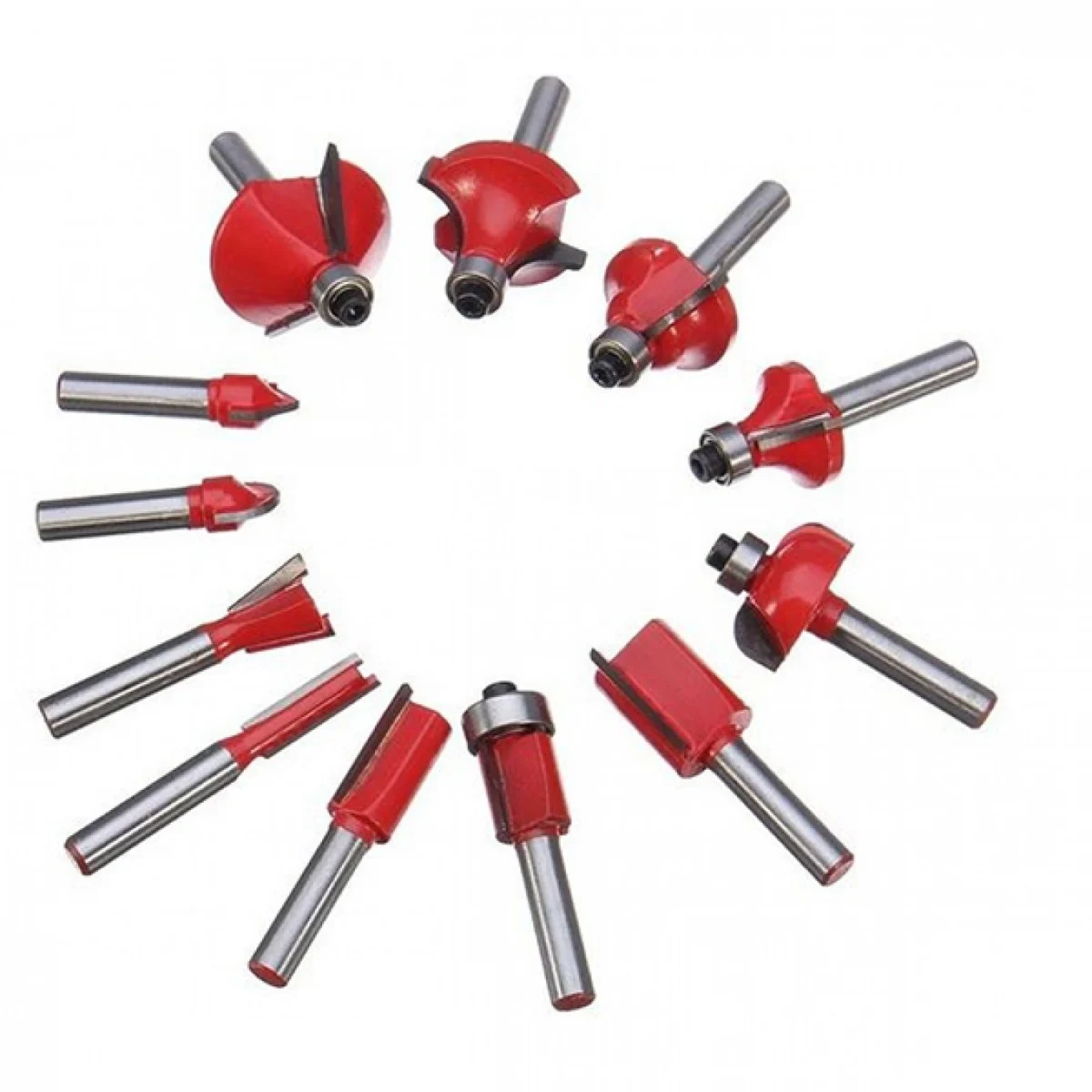 Σετ Μύτες Φρεζαρίσματος 12 τεμ. σε κασετίνα