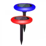 Σετ 2 Τεμαχίων Led Ηλιακά Φωτιστικά με Πάσαλο σε Σχήμα Ufo