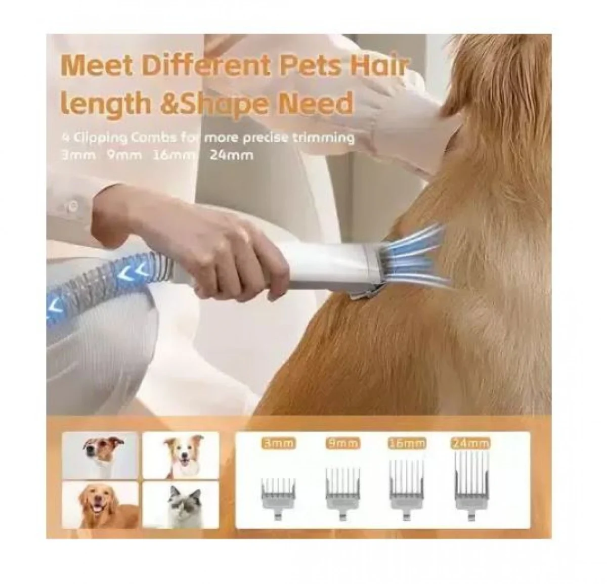 Επαγγελματική Κουρευτική Μηχανή Σκύλων KEMEI RFJZ-805