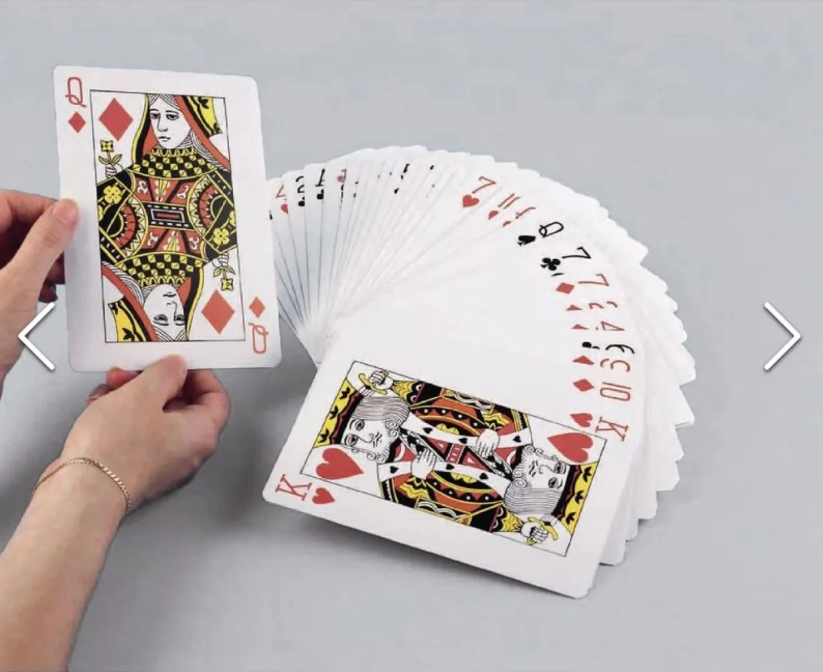 Μεγάλη Jumbo Τράπουλα με 54 Φύλλα 17x12cm