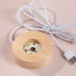 Φωτιστικό Κρυστάλλινη Σφαίρα Χαραγμένη Εσωτερικά με Λέιζερ -Πύργος του Eiffel