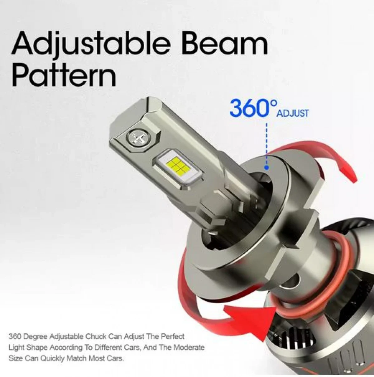 2 x Λαμπτήρες Conpex X8 Full Canbus LED Φώτα Πορείας Αυτοκινήτου 12V H11 100W (2x50W) 6000K 10000Lm